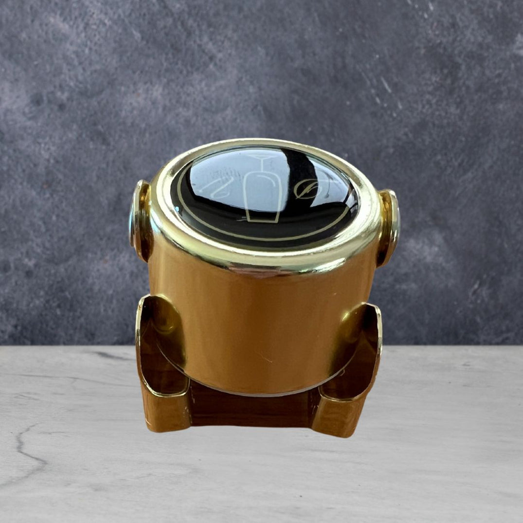 Worlds Best Champagne Stopper Gold Finish Boyd and Co